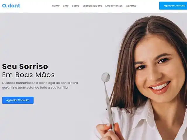 Landing Page O.dont