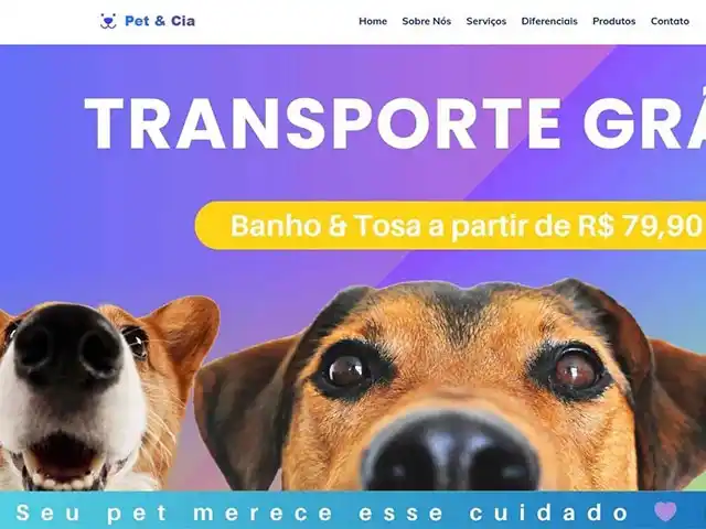 Site Pet & Cia